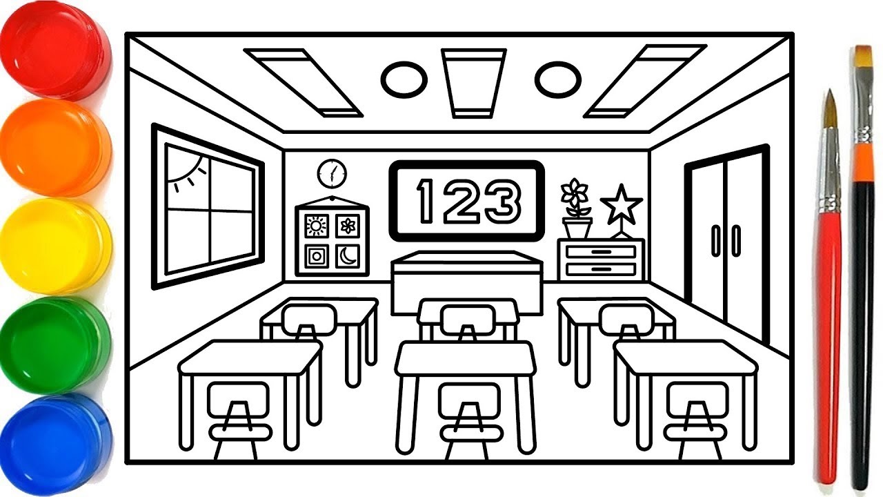 Detail Mewarnai Gambar Kelas Nomer 4