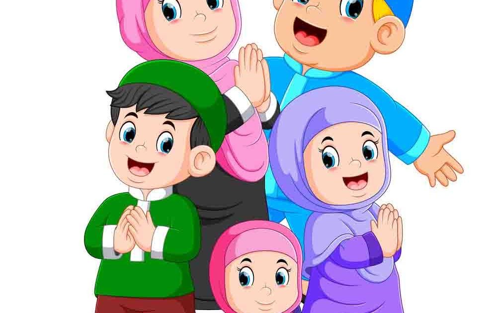 Detail Mewarnai Gambar Keluarga Muslim Nomer 20