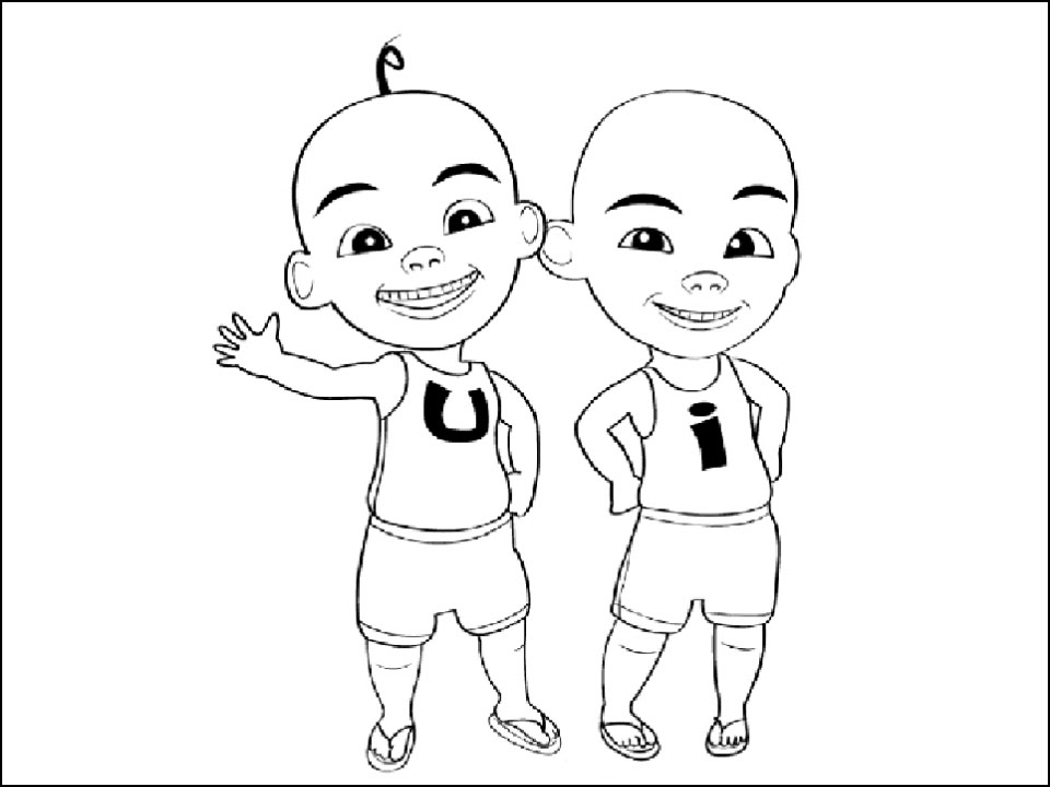 Detail Mewarnai Gambar Keluarga Upin Nomer 28