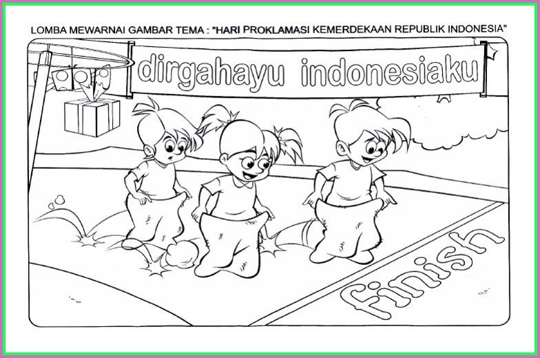 Detail Mewarnai Gambar Kemerdekaan Nomer 4