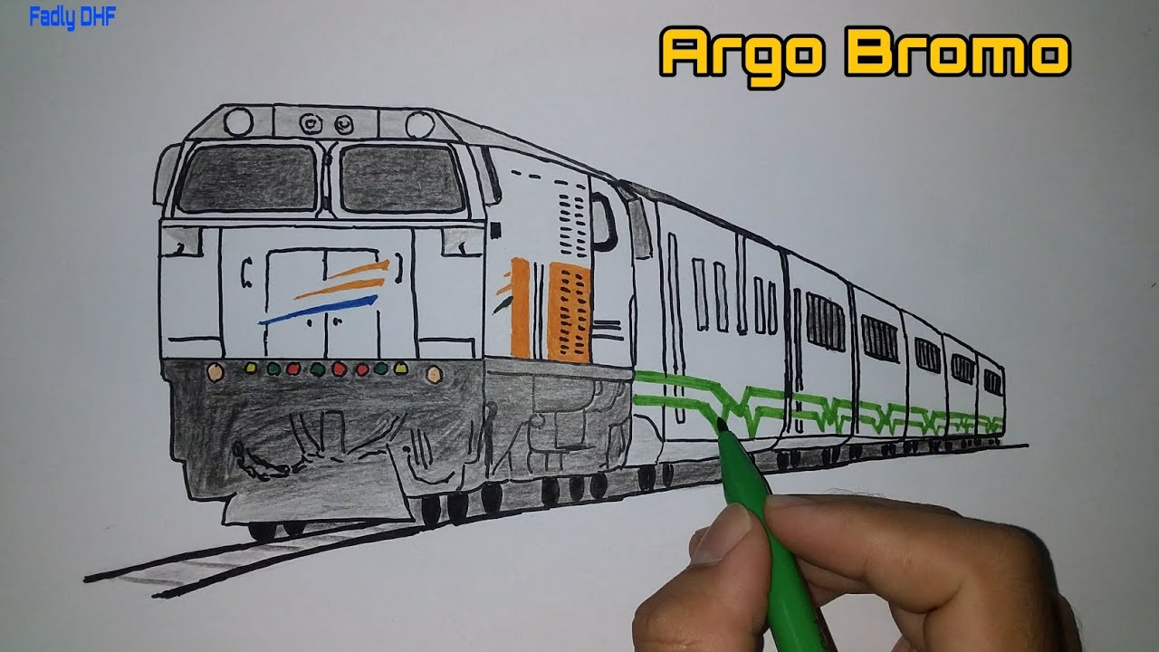 Detail Mewarnai Gambar Kereta Api Indonesia Nomer 11