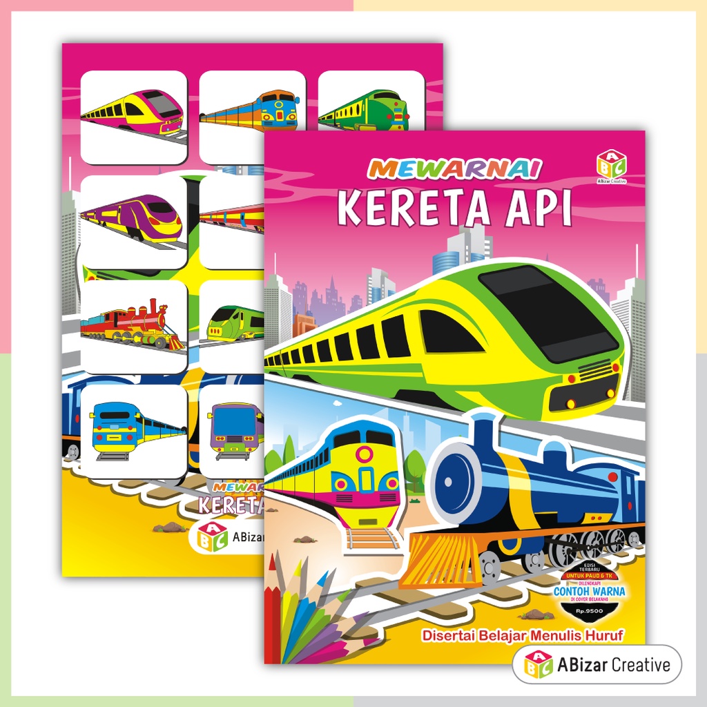 Detail Mewarnai Gambar Kerta Api Nomer 53