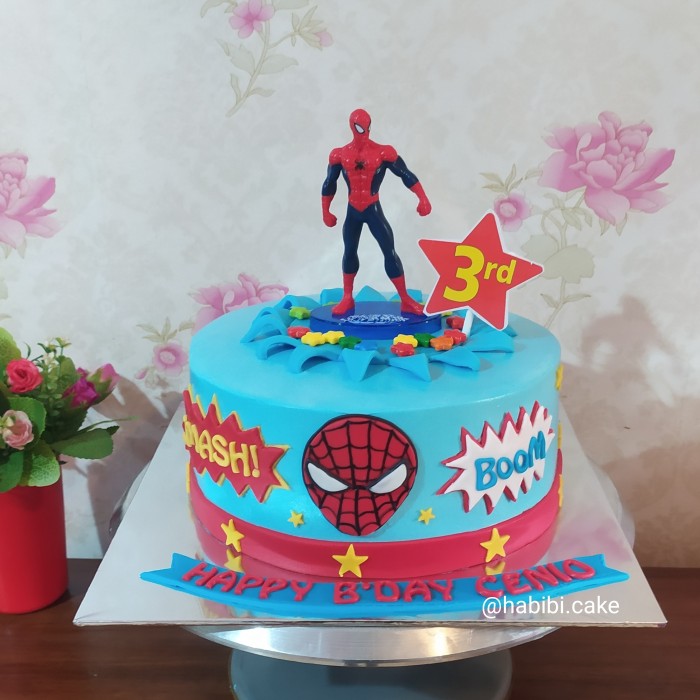 Detail Kue Ulang Tahun Anak Laki Laki Spiderman Nomer 2