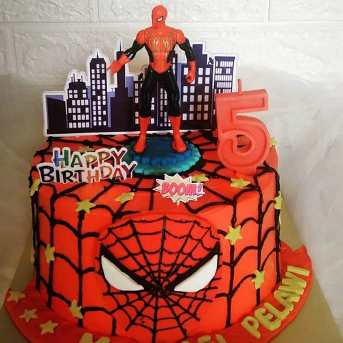 Detail Kue Ulang Tahun Anak Laki Laki Spiderman Nomer 15