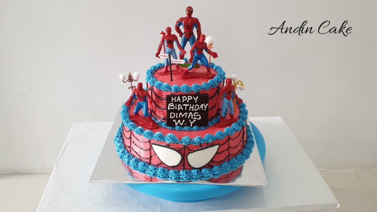 Detail Kue Ulang Tahun Anak Laki Laki Spiderman Nomer 49