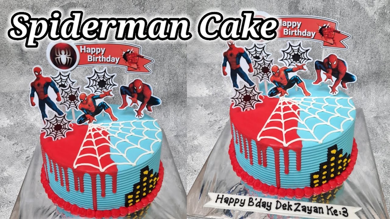 Detail Kue Ulang Tahun Anak Laki Laki Spiderman Nomer 52
