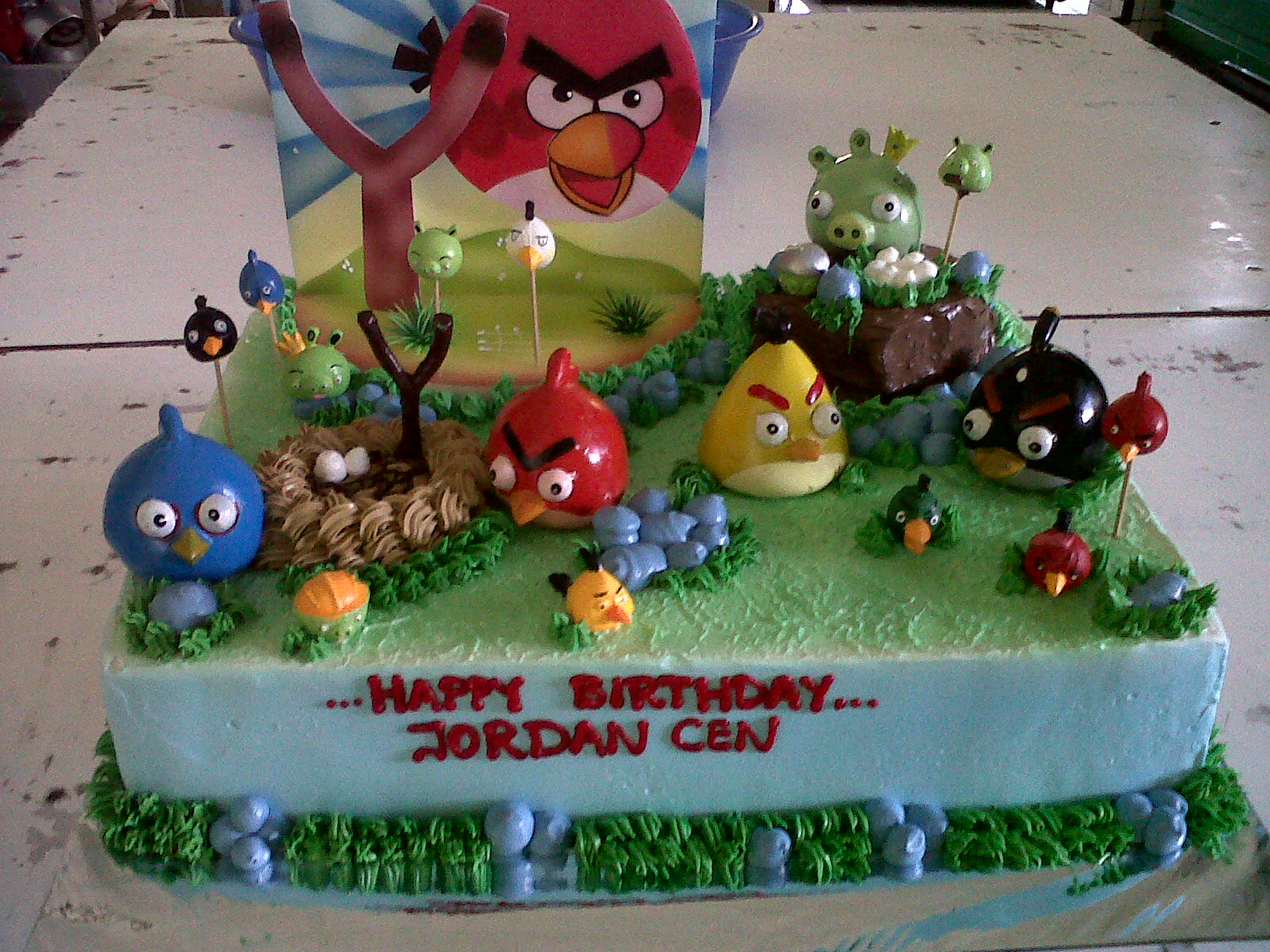 Detail Kue Ulang Tahun Angry Bird Nomer 41