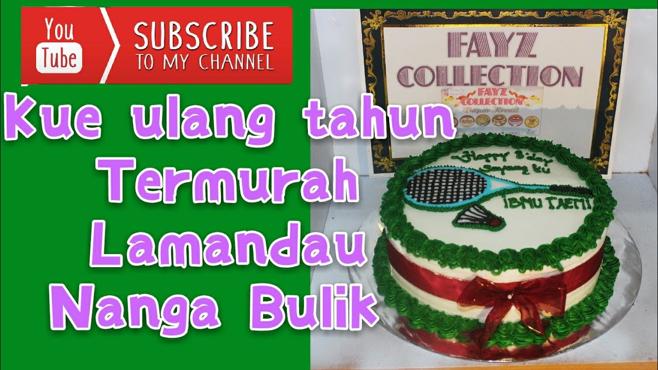 Detail Kue Ulang Tahun Badminton Nomer 35