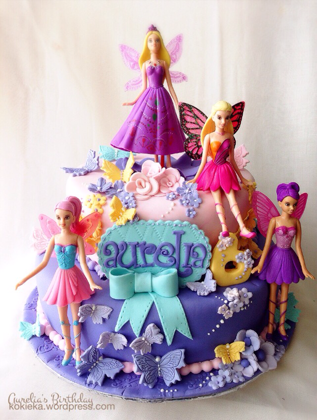 Detail Kue Ulang Tahun Barbie Kupu Kupu Nomer 15