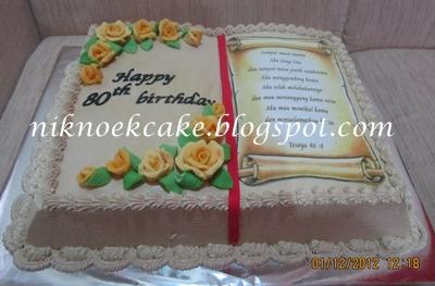 Detail Kue Ulang Tahun Bentuk Alkitab Nomer 16