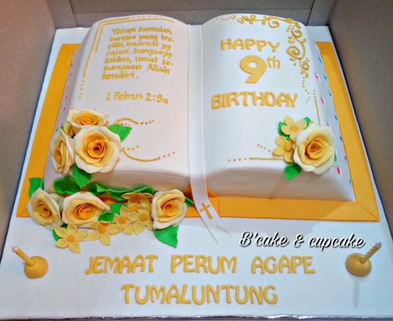 Detail Kue Ulang Tahun Bentuk Alkitab Nomer 37