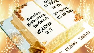 Detail Kue Ulang Tahun Bentuk Alkitab Nomer 5