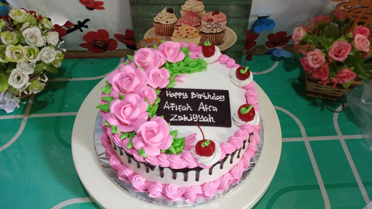 Detail Kue Ulang Tahun Bentuk Bunga Nomer 30