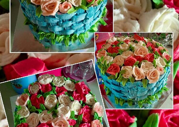 Detail Kue Ulang Tahun Bentuk Bunga Nomer 7