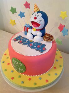 Detail Kue Ulang Tahun Bentuk Doraemon Nomer 24