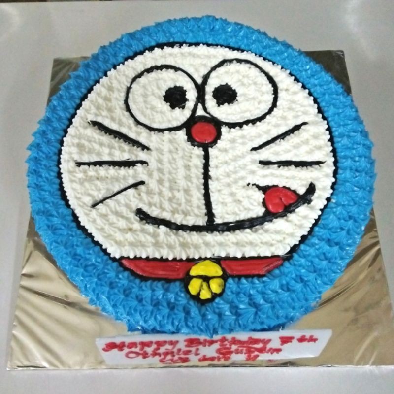 Detail Kue Ulang Tahun Bentuk Doraemon Nomer 27