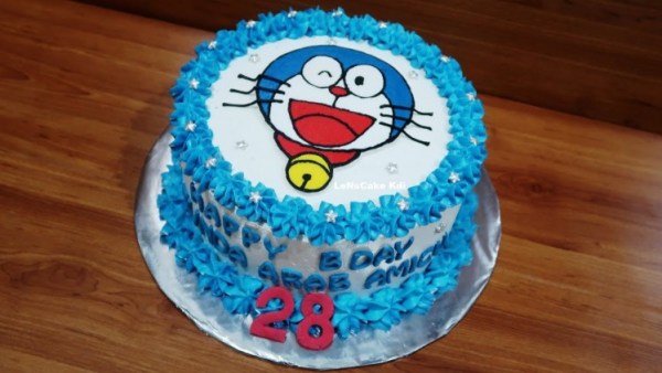 Detail Kue Ulang Tahun Bentuk Doraemon Nomer 35