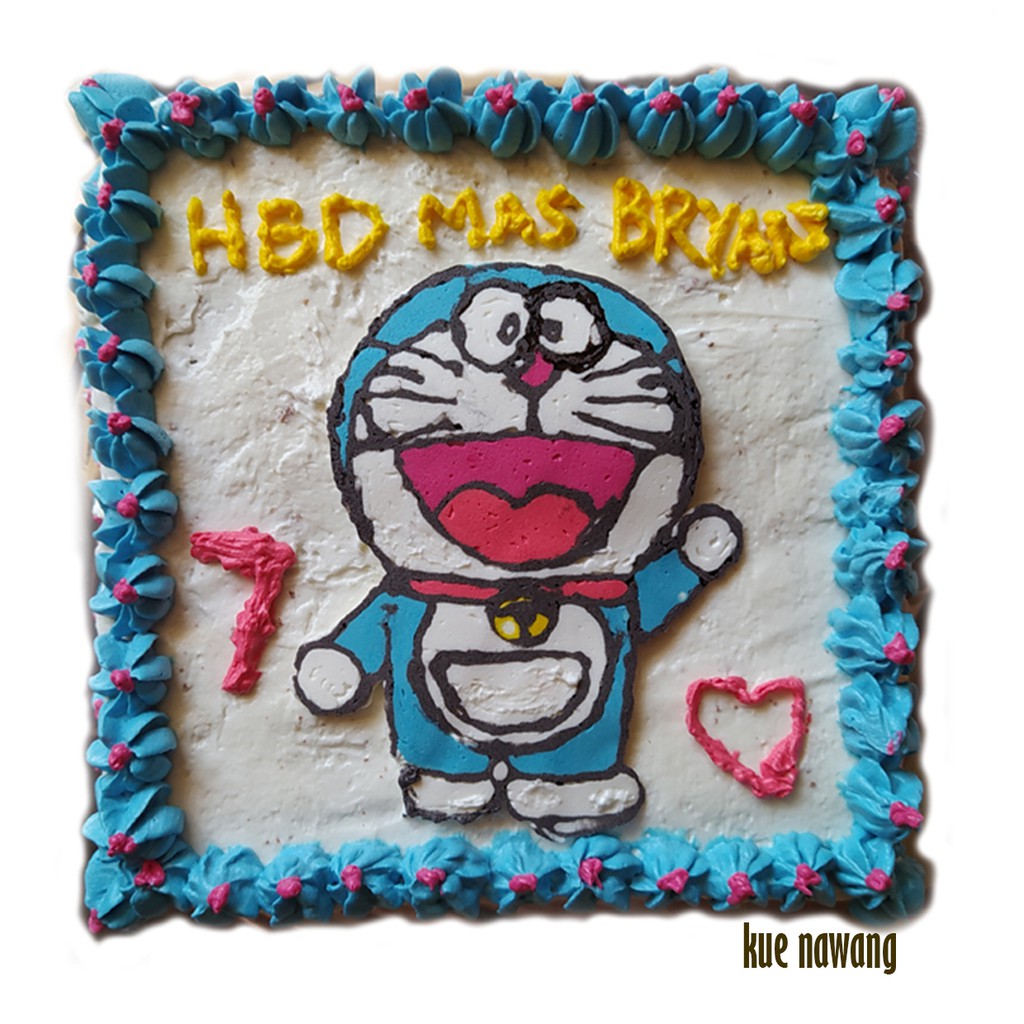 Detail Kue Ulang Tahun Bentuk Doraemon Nomer 55