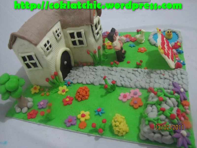 Detail Kue Ulang Tahun Bentuk Rumah Nomer 19