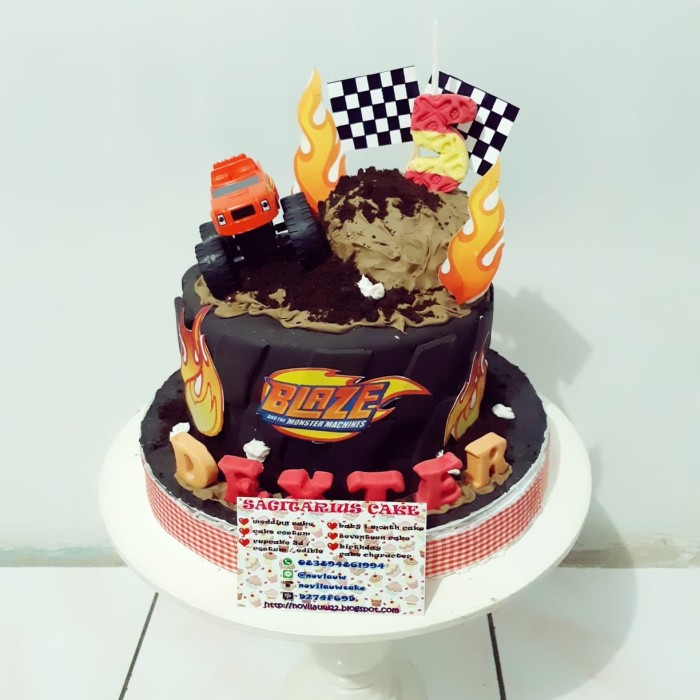 Detail Kue Ulang Tahun Blaze Nomer 11