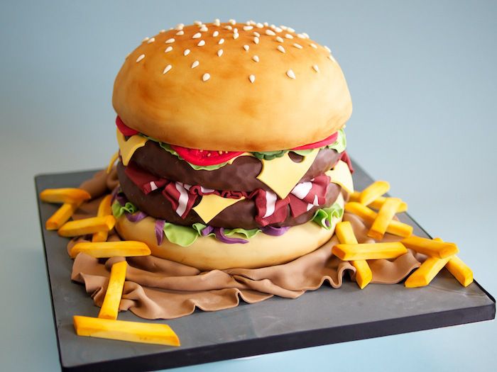 Kue Ulang Tahun Burger - KibrisPDR