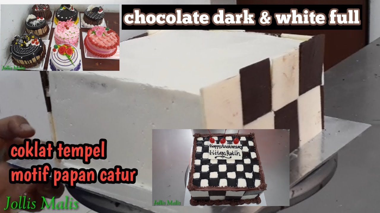 Detail Kue Ulang Tahun Coklat Putih Nomer 14