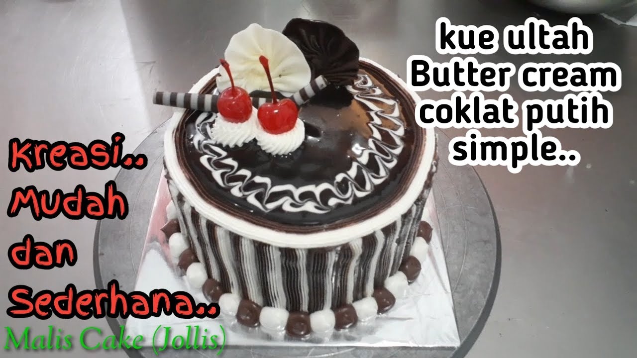 Detail Kue Ulang Tahun Coklat Putih Nomer 19