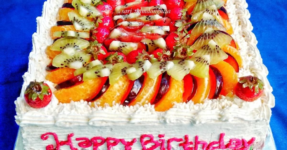 Detail Kue Ulang Tahun Dari Buah Buahan Nomer 50