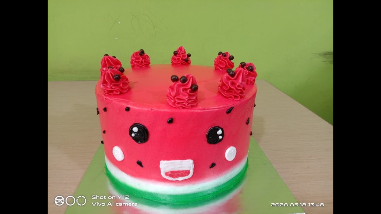 Detail Kue Ulang Tahun Dari Buah Semangka Nomer 8