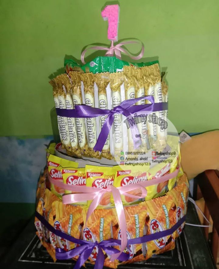 Detail Kue Ulang Tahun Dari Susunan Biskuit Nomer 18