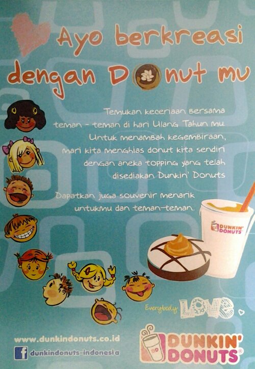 Detail Kue Ulang Tahun Dunkin Donuts Nomer 17