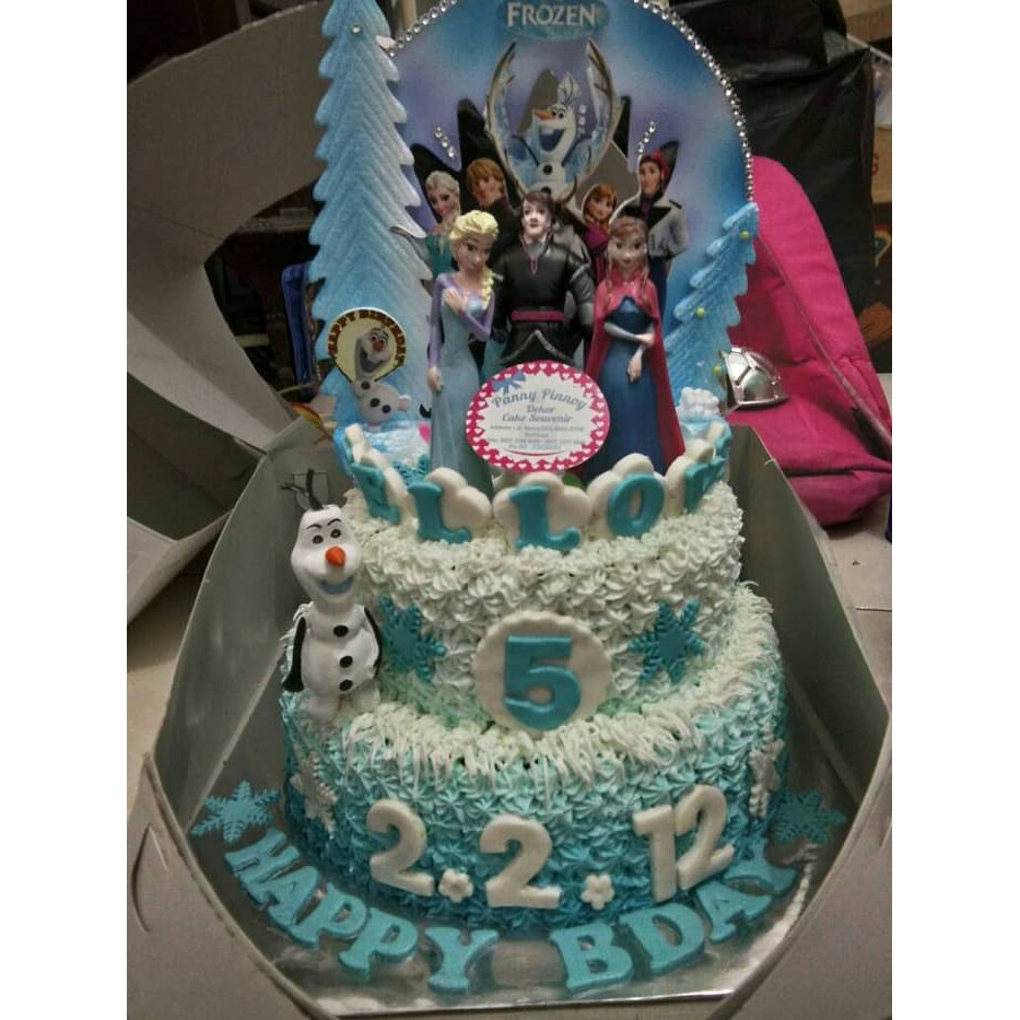 Detail Kue Ulang Tahun Frozen Tingkat Nomer 14