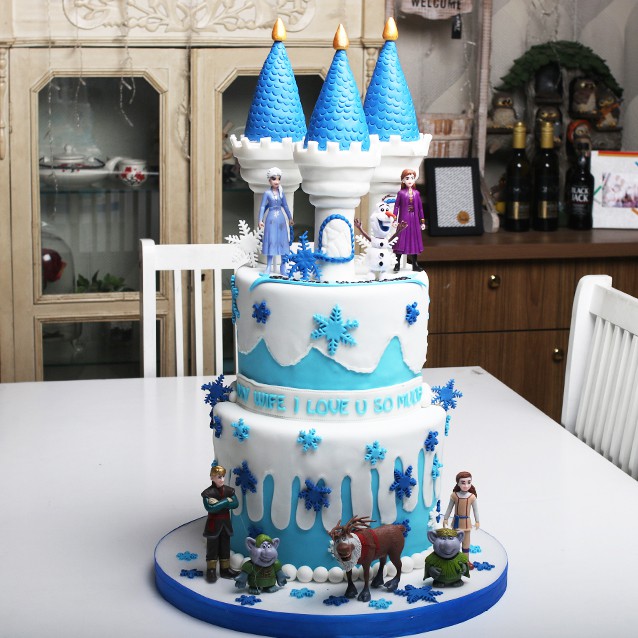 Detail Kue Ulang Tahun Frozen Tingkat Nomer 40