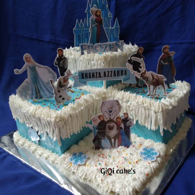 Detail Kue Ulang Tahun Frozen Tingkat Nomer 42