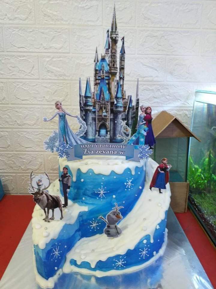 Detail Kue Ulang Tahun Frozen Tingkat Nomer 47