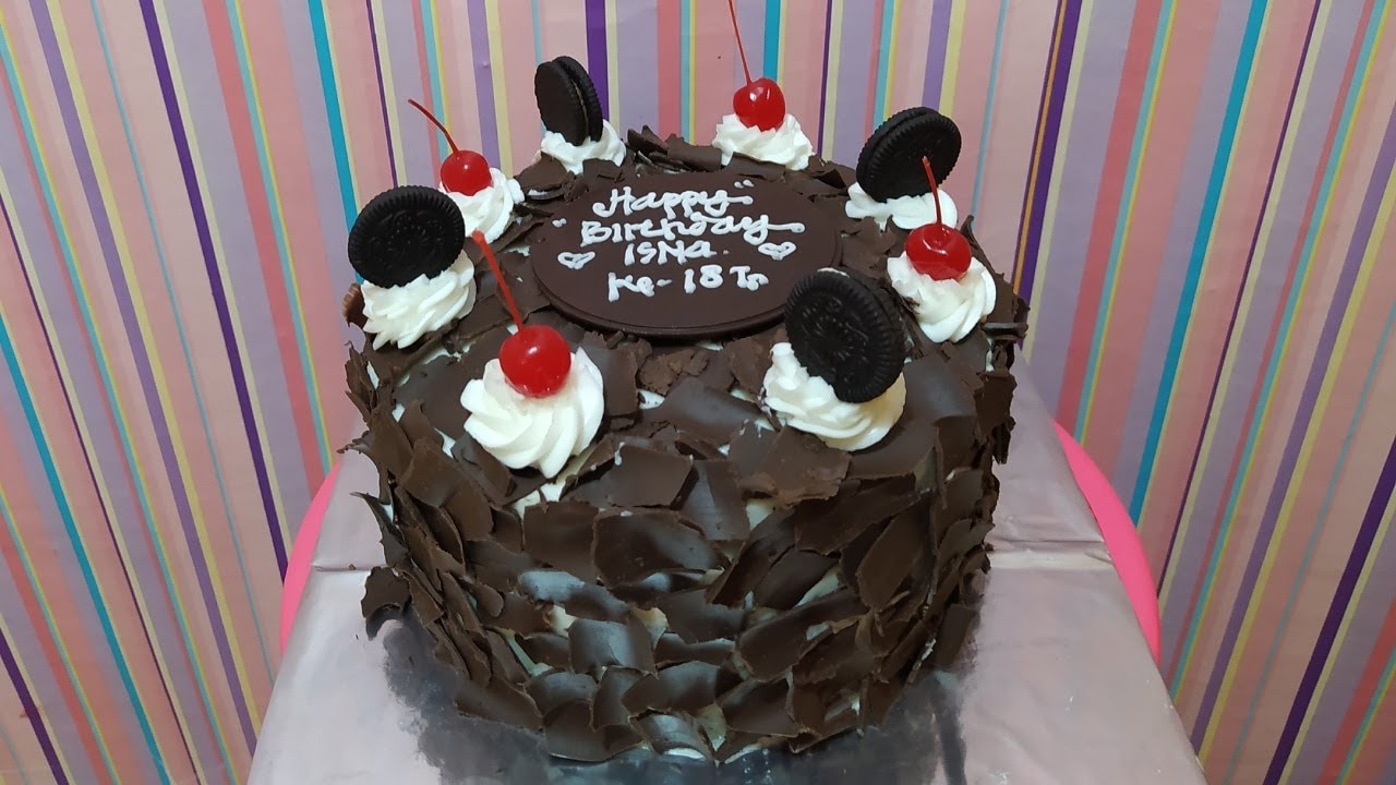 Detail Kue Ulang Tahun Full Coklat Nomer 23