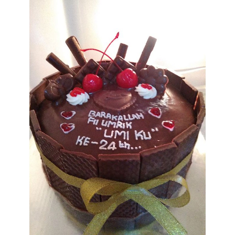 Detail Kue Ulang Tahun Full Coklat Nomer 4