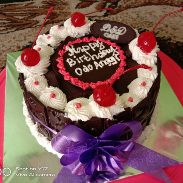 Detail Kue Ulang Tahun Full Coklat Nomer 9