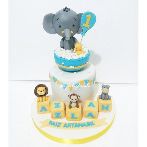 Detail Kue Ulang Tahun Gajah Nomer 19