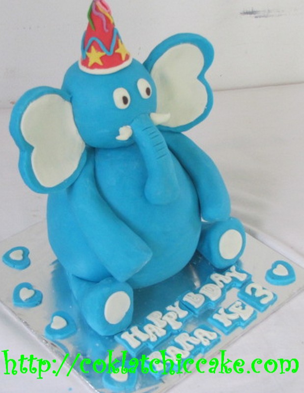 Detail Kue Ulang Tahun Gajah Nomer 5