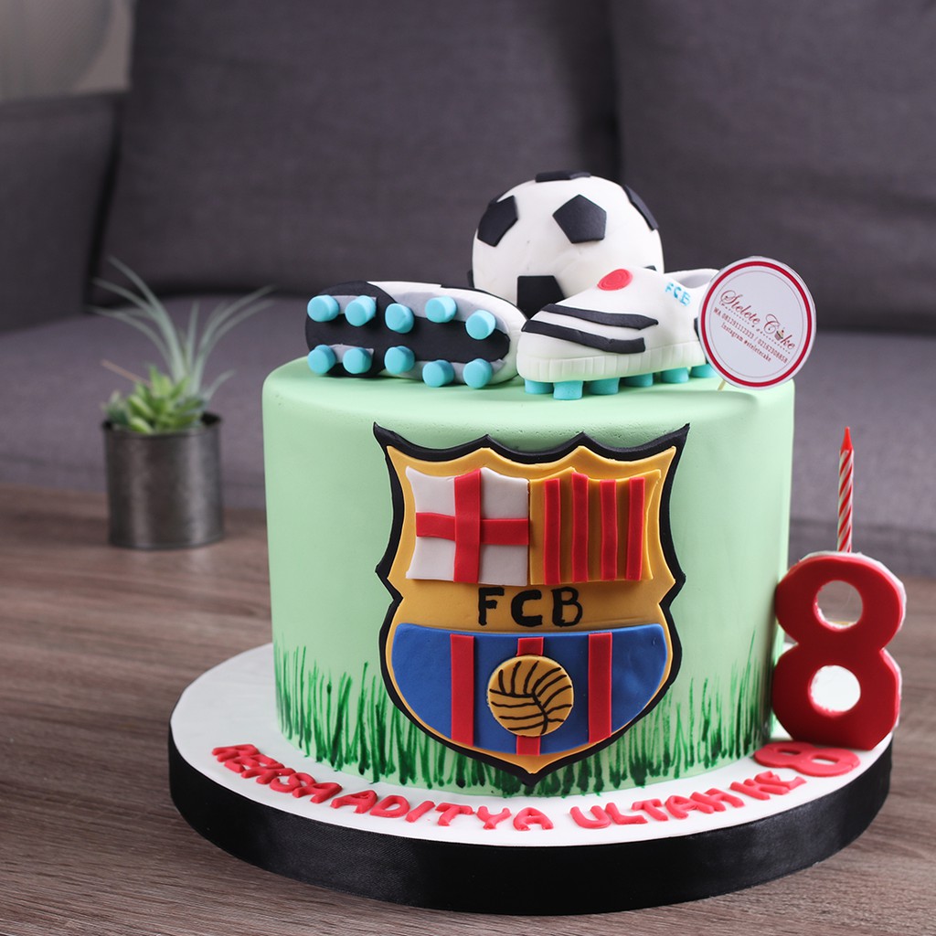 Detail Kue Ulang Tahun Gambar Bola Nomer 15