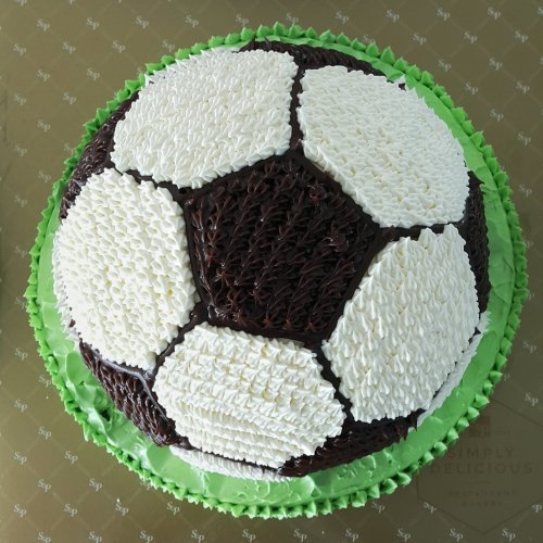 Detail Kue Ulang Tahun Gambar Bola Nomer 20