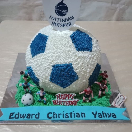 Detail Kue Ulang Tahun Gambar Bola Nomer 24