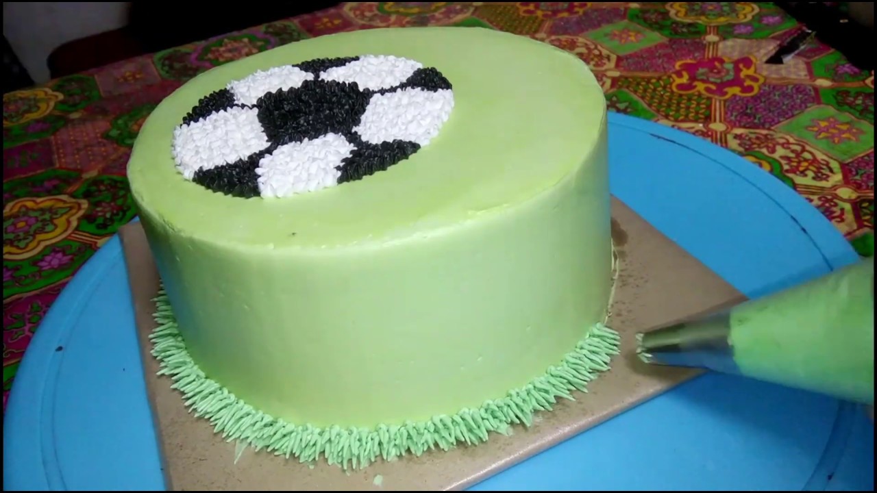 Detail Kue Ulang Tahun Gambar Bola Nomer 30