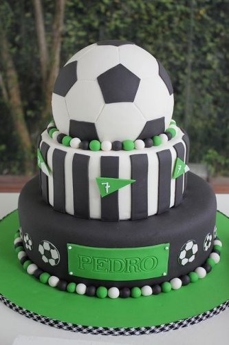 Detail Kue Ulang Tahun Gambar Bola Nomer 8