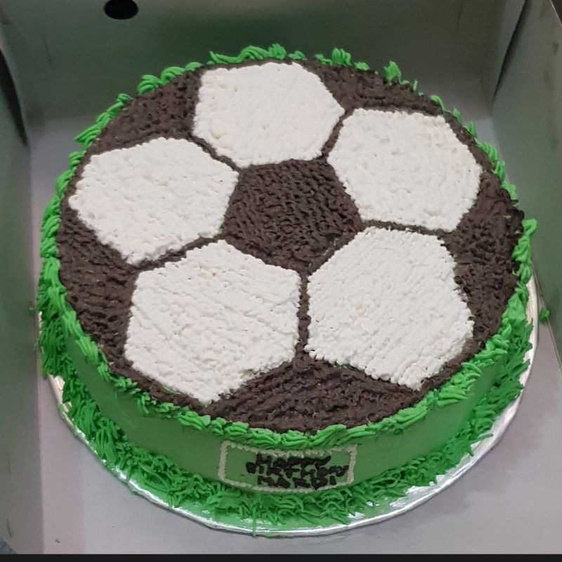 Detail Kue Ulang Tahun Gambar Bola Nomer 9