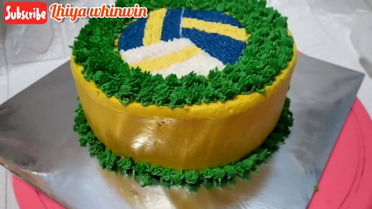 Detail Kue Ulang Tahun Gambar Bola Nomer 10