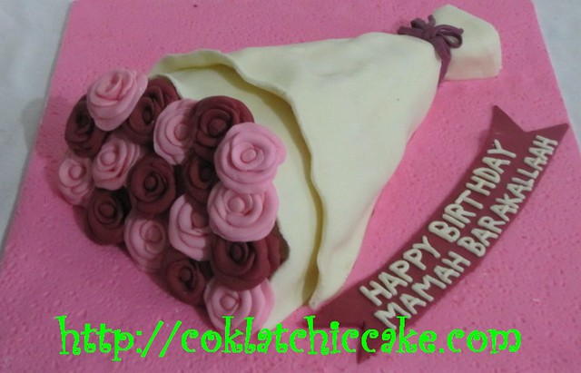 Detail Kue Ulang Tahun Gambar Bunga Nomer 20