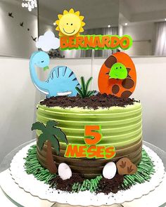 Detail Kue Ulang Tahun Gambar Dinosaurus Nomer 37