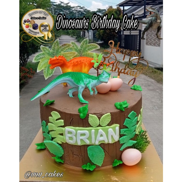 Detail Kue Ulang Tahun Gambar Dinosaurus Nomer 9